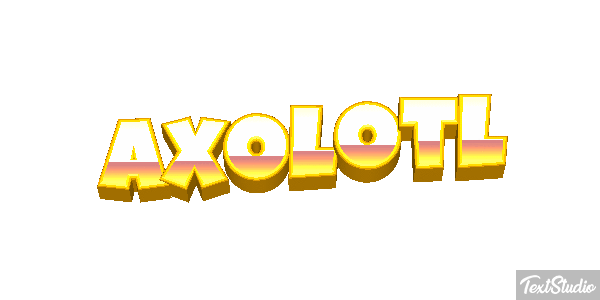 Axolotl Texteffekt