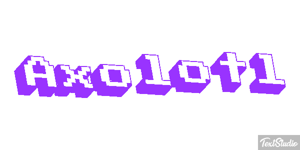Axolotl Texteffekt