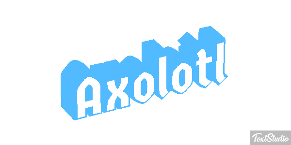 Axolotl Texteffekt