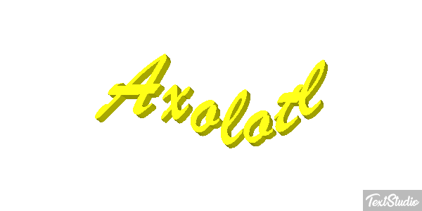 Axolotl Texteffekt