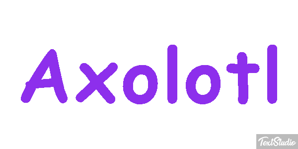 Axolotl Texteffekt