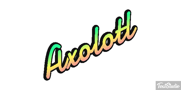 Axolotl Texteffekt