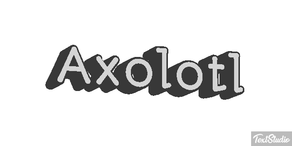 Axolotl Texteffekt