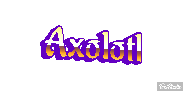 Axolotl Texteffekt