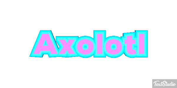 Axolotl Texteffekt