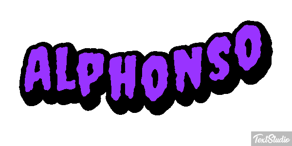 Alphonso Text effect