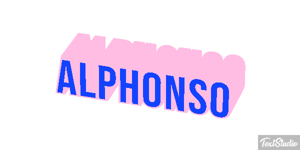Alphonso Text effect
