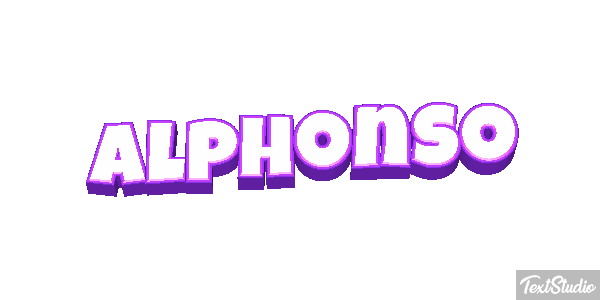 Alphonso Text effect