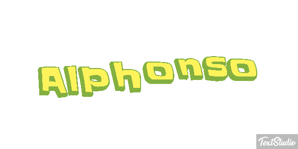 Alphonso Text effect