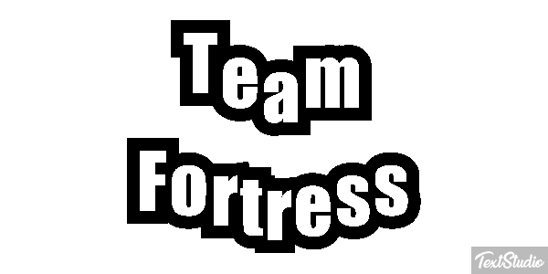 Team Fortress Efeito do texto