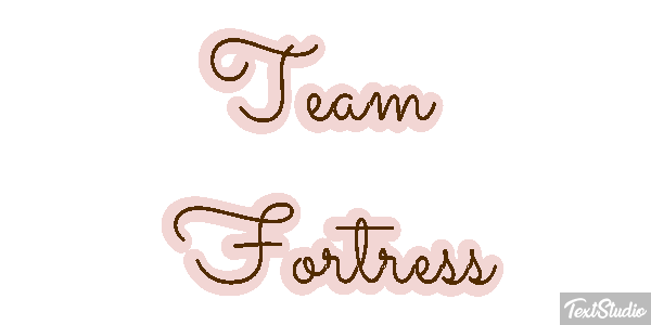 Team Fortress Efeito do texto