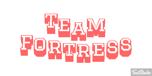 Team Fortress Efeito do texto