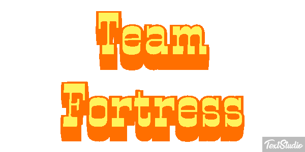 Team Fortress Efeito do texto