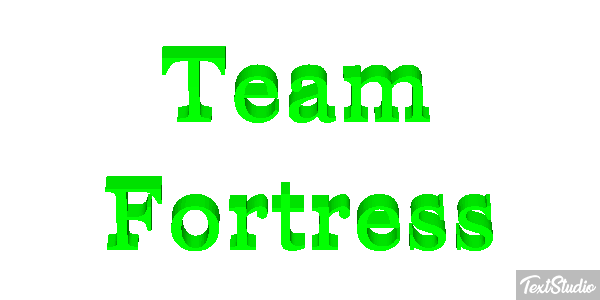 Team Fortress Efeito do texto