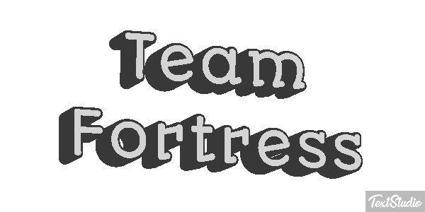 Team Fortress Efeito do texto