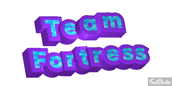 Team Fortress Efeito do texto