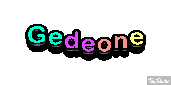 Gedeone Effetto testo