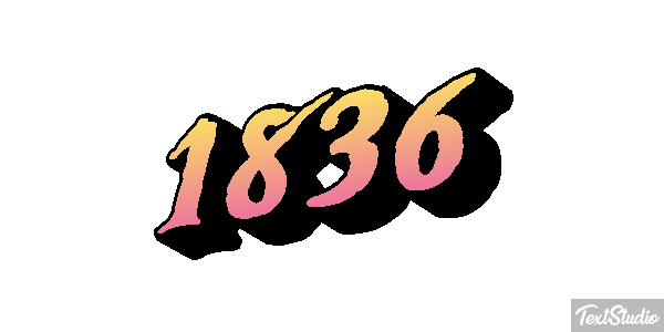 1836 Texteffekt