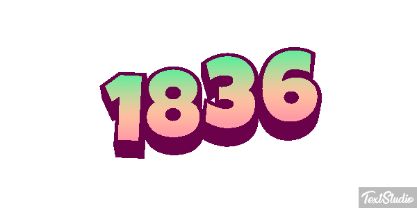 1836 Texteffekt