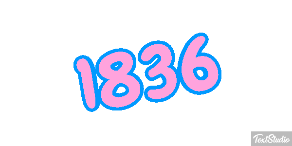 1836 Texteffekt