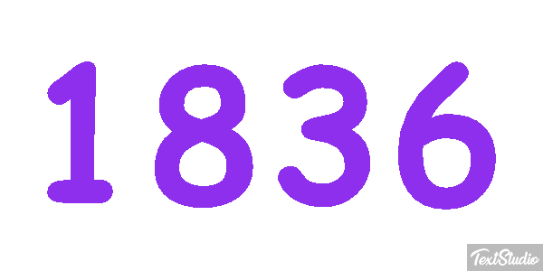 1836 Texteffekt