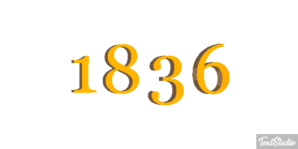 1836 Texteffekt