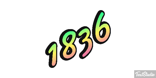 1836 Texteffekt