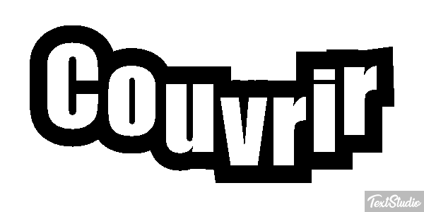Couvrir テキスト効果
