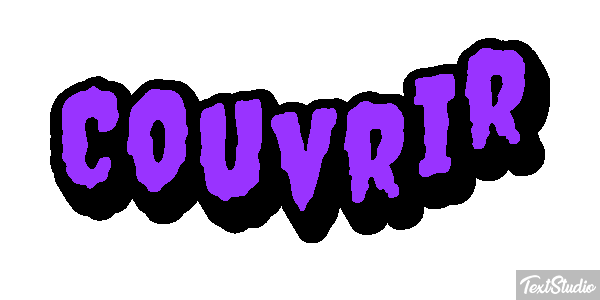 Couvrir テキスト効果