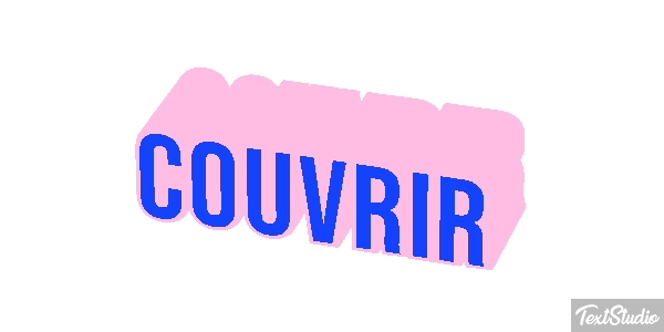 Couvrir テキスト効果