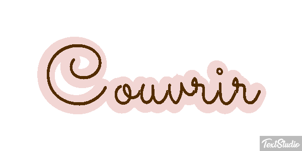 Couvrir テキスト効果