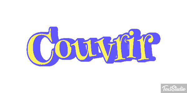 Couvrir テキスト効果