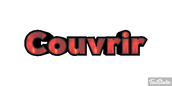 Couvrir テキスト効果