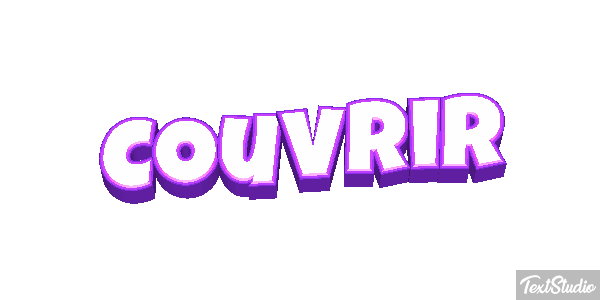Couvrir テキスト効果