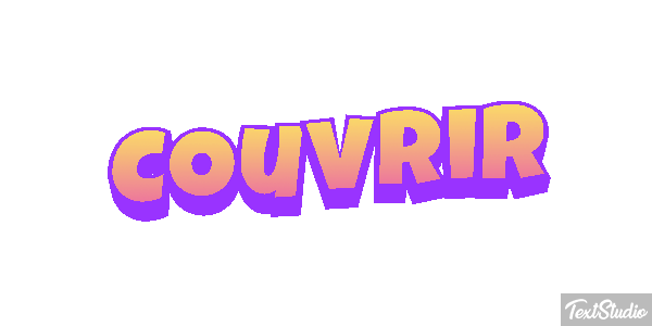 Couvrir テキスト効果