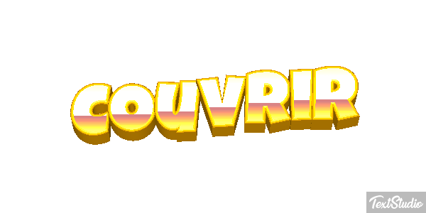Couvrir テキスト効果