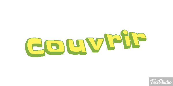 Couvrir テキスト効果