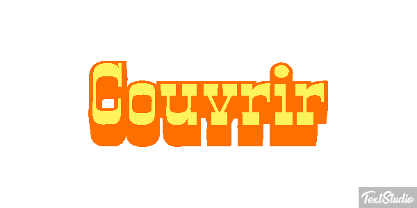 Couvrir テキスト効果