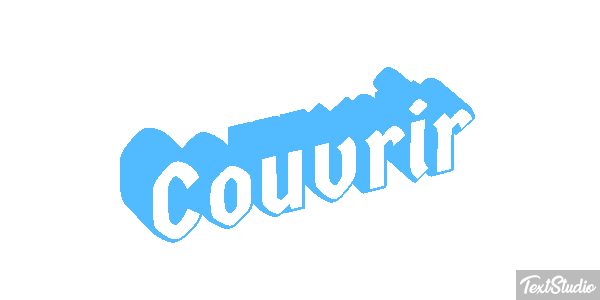 Couvrir テキスト効果