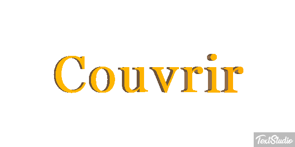 Couvrir テキスト効果
