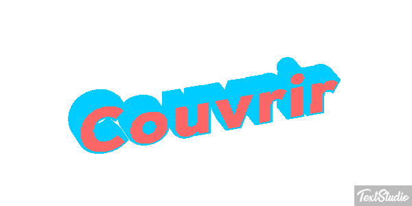 Couvrir テキスト効果