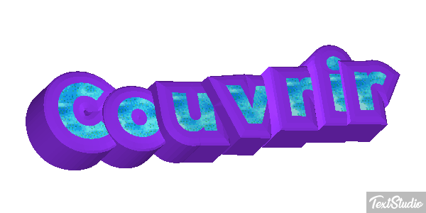 Couvrir テキスト効果