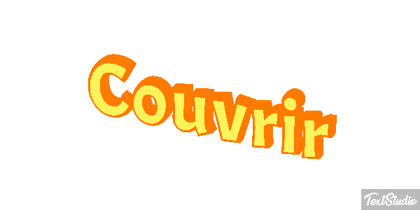 Couvrir テキスト効果