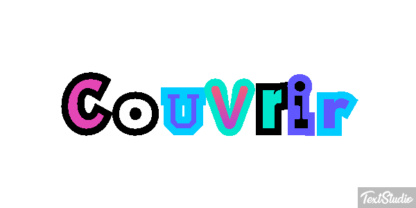 Couvrir テキスト効果