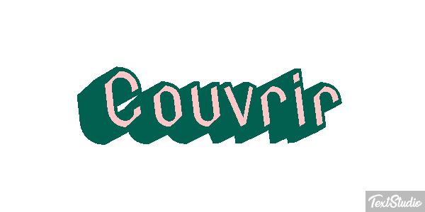 Couvrir テキスト効果