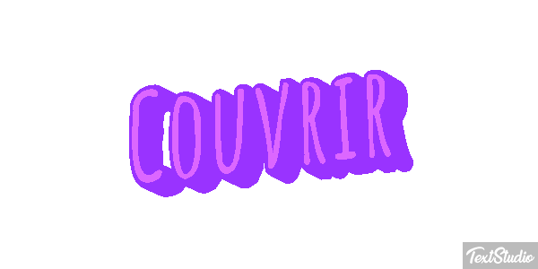 Couvrir テキスト効果