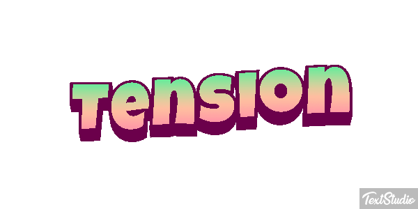 Tension Text effect