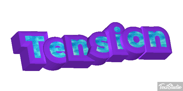 Tension Text effect
