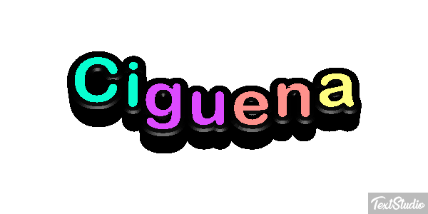 Cigüeña Efekt tekstowy