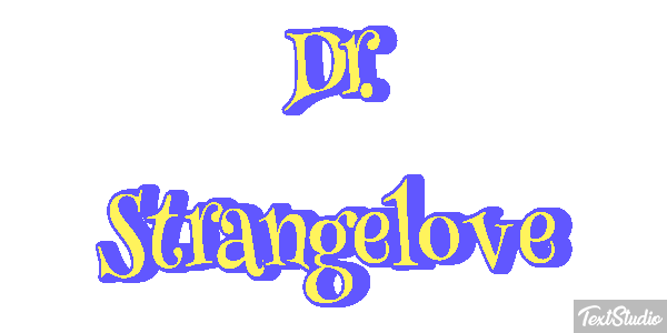 Dr. Strangelove Текстовый эффект
